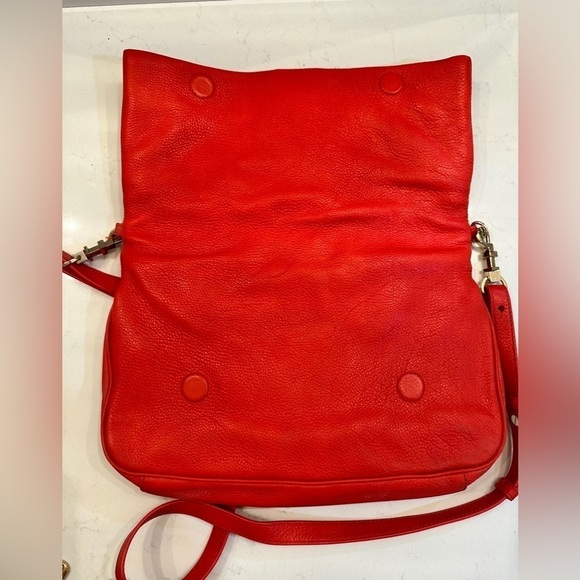 Tory Burch Amanda fold over bag crossbody or clutch gold hardware - Picture 7 of 9